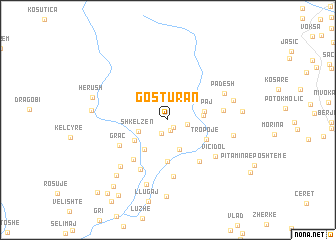 map of Gosturan