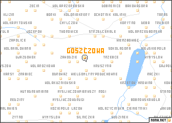 map of Goszczowa