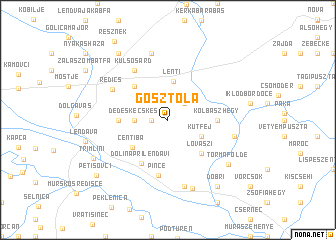 map of Gosztola