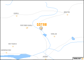 map of Gotāb