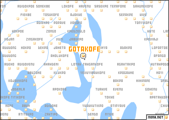 map of Gotakofe