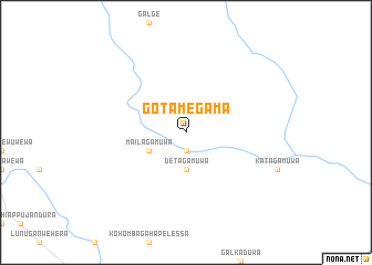 map of Gotamegama