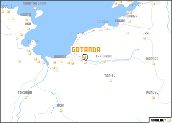 map of Gotanda