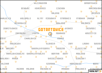 map of Gotartowice