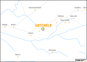 map of Gotchélé