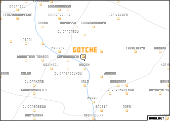 map of Gotché