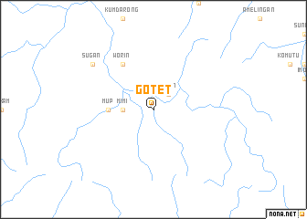 map of Gotet