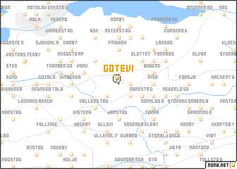 map of Götevi
