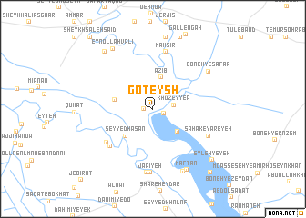 map of Goţeysh