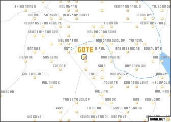 map of Goté