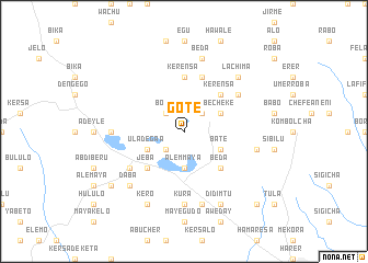 map of Gotē