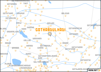 map of Goth Abdul Hādi