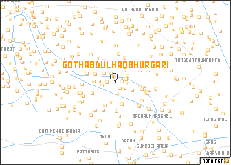 map of Goth Abdul Haq Bhurgari