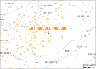 map of Goth Abdullāh Kodan
