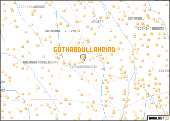 map of Goth Abdullāh Rind