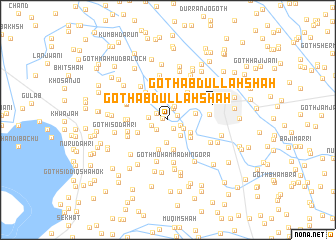 map of Goth Abdullāh Shāh