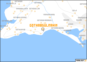 map of Goth Abdul Rahim