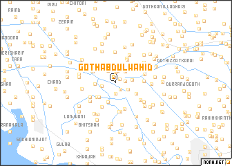 map of Goth Abdul Wāhid