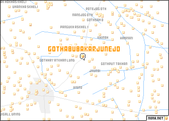 map of Goth Abu Bakar Junejo