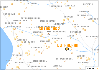 map of Goth Achār