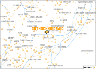 map of Goth Achhi Masjid