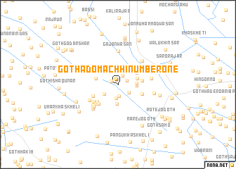 map of Goth Ado Māchhi Number One