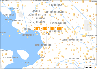 map of Goth Agām Wasān