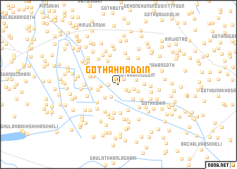 map of Goth Ahmad Dīn