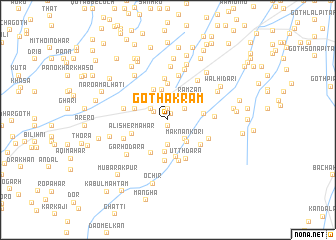 map of Goth Akram