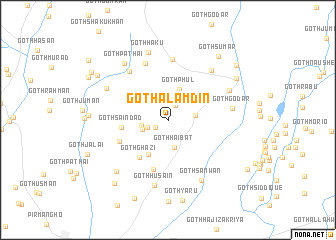 map of Goth Ālam Din