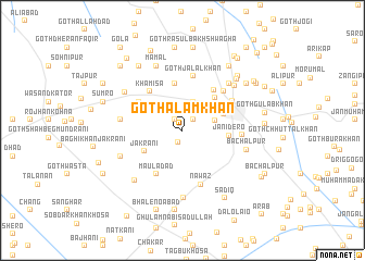 map of Goth Ālam Khān
