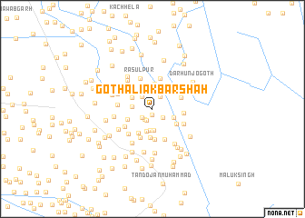 map of Goth Ali Akbar Shāh