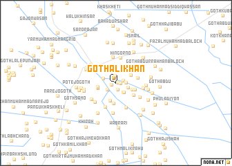 map of Goth Ali Khān