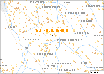 map of Goth Ali Lashāri
