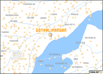 map of Goth Ali Mardān