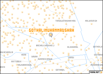 map of Goth Ali Muhammad Shāh