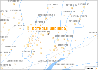 map of Goth Ali Muhammad