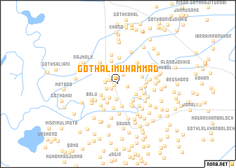 map of Goth Ali Muhammad