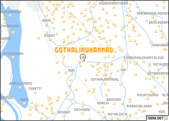 map of Goth Ali Muhammad