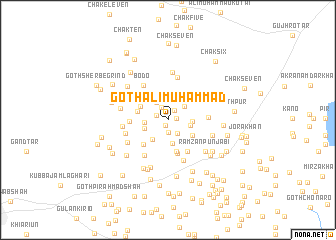 map of Goth Ali Muhammad