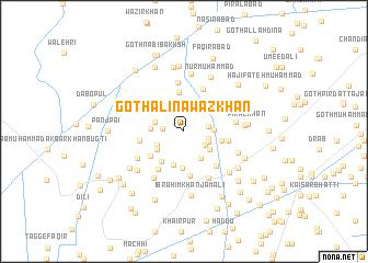 map of Goth Ali Nawāz Khān