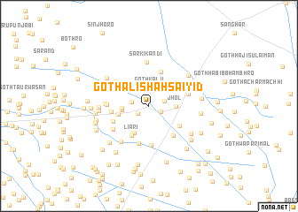 map of Goth Ali Shāh Saiyid