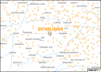 map of Goth Ali Sher