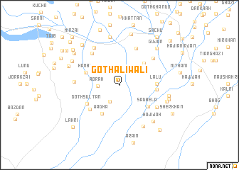 map of Goth Ali Wāli