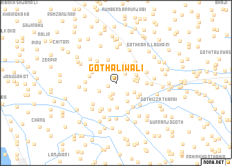 map of Goth Ali Wali