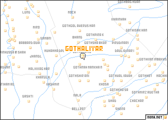 map of Goth Alīyār