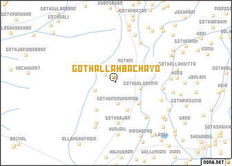 map of Goth Allāh Bachāyo