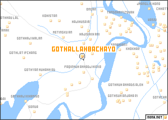 map of Goth Allāh Bachāyo