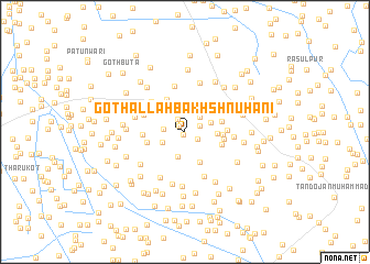 map of Goth Allāh Bakhsh Nūhāni