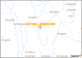 map of Goth Allah Bakhsh